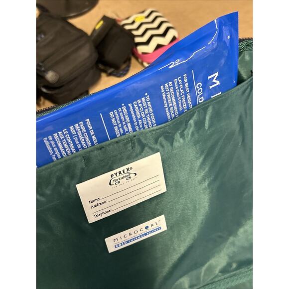 PYREX Portable Hot & Cold 3 Qt 9" x 13", Glass Bakeware Carrier Set Potluck Spcl - Picture 14 of 16